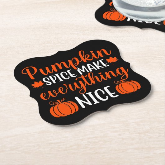 Kürbisgewürze machen alles zum guten Untersetzer (angewinkelt)