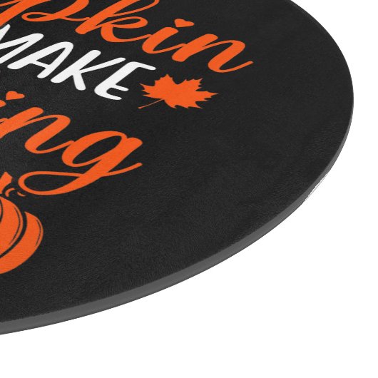 Kürbisgewürze machen alles zum schönen Schneidebre Schneidebrett (Ecke)