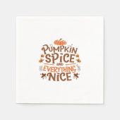 Kürbisgewürze und alles Gute Basic & Essentia Serviette (Vorderseite)