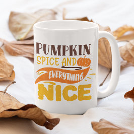 Kürbisgewürze und alles Gute für den Herbst Kaffeetasse