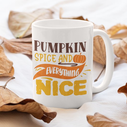 Kürbisgewürze und alles Gute für den Herbst Kaffeetasse