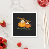 Kürbisgewürze und alles Gute Herbstdesign Serviette (Beispiel)