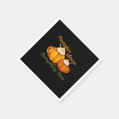 Kürbisgewürze und alles Gute Herbstdesign Serviette (Ecke)