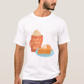 Kürbisgewürze und alles Gute, Latte und Pie T-Shirt (Vorderseite)