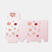 Kürbisgewürze und alles Gute Rosa Herbstlaube Geschenkschachtel (Ungefaltet)