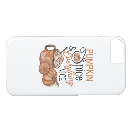 Kürbisgewürze und alles Nötige Case-Mate iPhone Hülle (Rückseite (Horizontal))