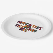 Kürbisgewürze und alles Nötige - Fantastisches Zit Pappteller (Schrägansicht)