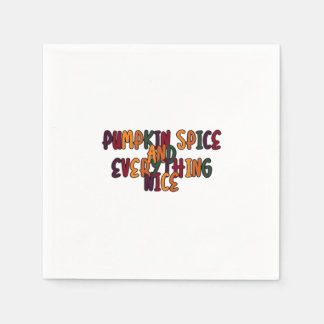 Kürbisgewürze und alles Nötige - Fantastisches Zit Serviette