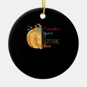 Kürbisgewürze und alles Nötige Grundangebot Keramik Ornament
