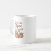Kürbisgewürze und alles Nötige Kaffeetasse (Vorderseite Links)