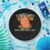 Kürbisgewürze und alles, was Nice Fall Classic Pappteller (Party)