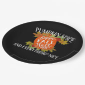 Kürbisgewürze und alles, was Nice Fall Classic Pappteller (Schrägansicht)