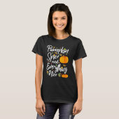Kürbisgewürze und alles, was Nice Fall Vibes Fall T-Shirt (Vorne ganz)