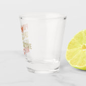 Kürbisgewürze und Reproduktionsrechte I Schnapsglas (Rechts)