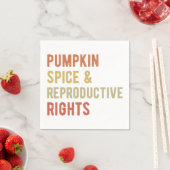 Kürbisgewürze und Reproduktionsrechte I Serviette (Beispiel)