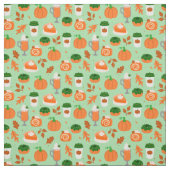 Kürbisgewürzkaffee, grün stoff (Muster)