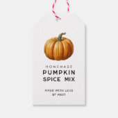 Kürbisgewürzmischung Geschenkanhänger (Vorderseite)