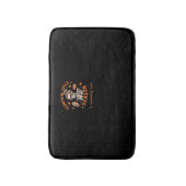 Kürbisgewürzsaison kommt bald Halloween Fal Badematte (Vorderseite Vertikal)