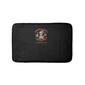 Kürbisgewürzsaison kommt bald Halloween Fal Badematte (Vorderseite)