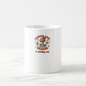 Kürbisgewürzsaison kommt bald Halloween Fal Kaffeetasse (Mittel)
