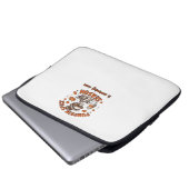 Kürbisgewürzsaison kommt bald Halloween Fal Laptopschutzhülle (Vorne Knopf)