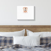 Kürbisgewürzsaison kommt bald Halloween Fal Leinwanddruck (Insitu (Schlafzimmer))