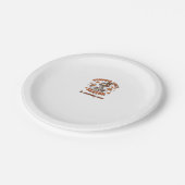 Kürbisgewürzsaison kommt bald Halloween Fal Pappteller (Schrägansicht)