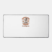 Kürbisgewürzsaison kommt bald Halloween Fal Schreibtischunterlage (Vorderseite)