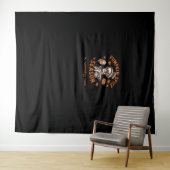 Kürbisgewürzsaison kommt bald Halloween Fal Wandteppich (Beispiel (Horizontal))