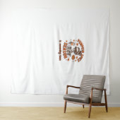 Kürbisgewürzsaison kommt bald Halloween Fal Wandteppich (Beispiel (Horizontal))