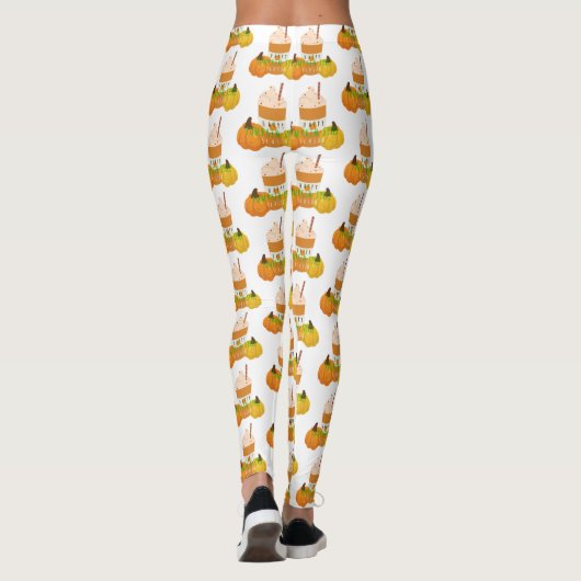 Kürbisgewürzsaison Leggings (Rückseite)