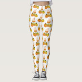 Kürbisgewürzsaison Leggings (Vorderseite)