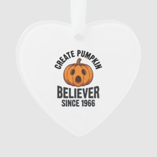 Kürbisgläubiger seit 1966 Vintage-Halloween-Design Ornament