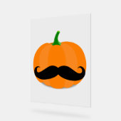 Kürbishalle mit Bart Acrylschild (Winkel)