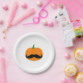 Kürbishalle mit Bart Pappteller (Party)