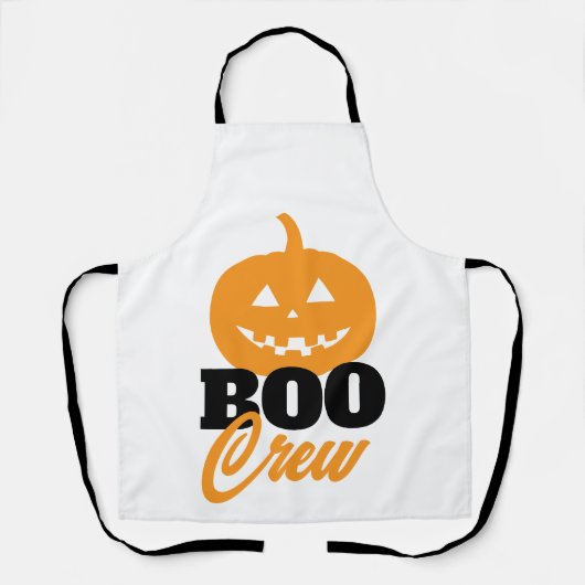 Kürbishalloween BOO-Crew Schürze (Vorderseite)