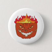 Kürbishalloween Button (Vorderseite)