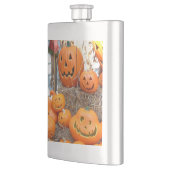 Kürbishalloween Kürbislaterne-Orangenkürbis Flachmann (Links)