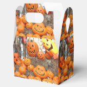 Kürbishalloween Kürbislaterne-Orangenkürbis Geschenkschachtel (Geöffnet)