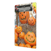 Kürbishalloween Kürbislaterne-Orangenkürbis Mini Klemmbrett (Gewinkelt2)