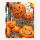 Kürbishalloween Kürbislaterne-Orangenkürbis Notizblock (Vorderseite)