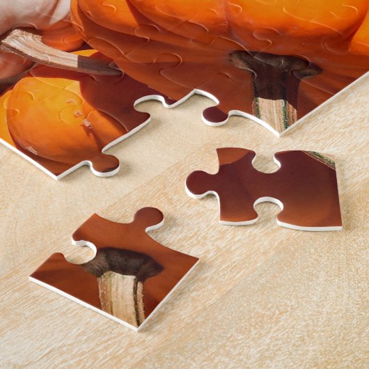 Kürbishalloween Kürbislaterne-Orangenkürbis Puzzle (Seite)