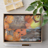 Kürbishalloween Kürbislaterne-Orangenkürbis Seidenpapier (Geschenk)