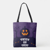 KürbisHalloween probieren oder sich gönnen Tasche (Rückseite)