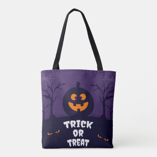 KürbisHalloween probieren oder sich gönnen Tasche (Rückseite)