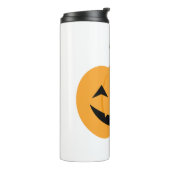 Kürbishalloween Thermosbecher (Nach links gedreht)