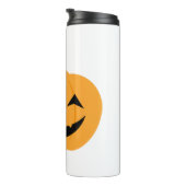 Kürbishalloween Thermosbecher (Nach rechts gedreht)