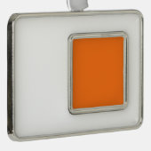 Kürbishex-Code FF7518 Rahmen-Ornament Silber (Rechts)