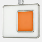 Kürbishex-Code FF7518 Rahmen-Ornament Silber (Links)