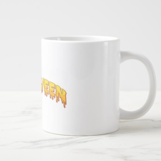 Kürbishexe Jumbo-Tasse (Rechts)